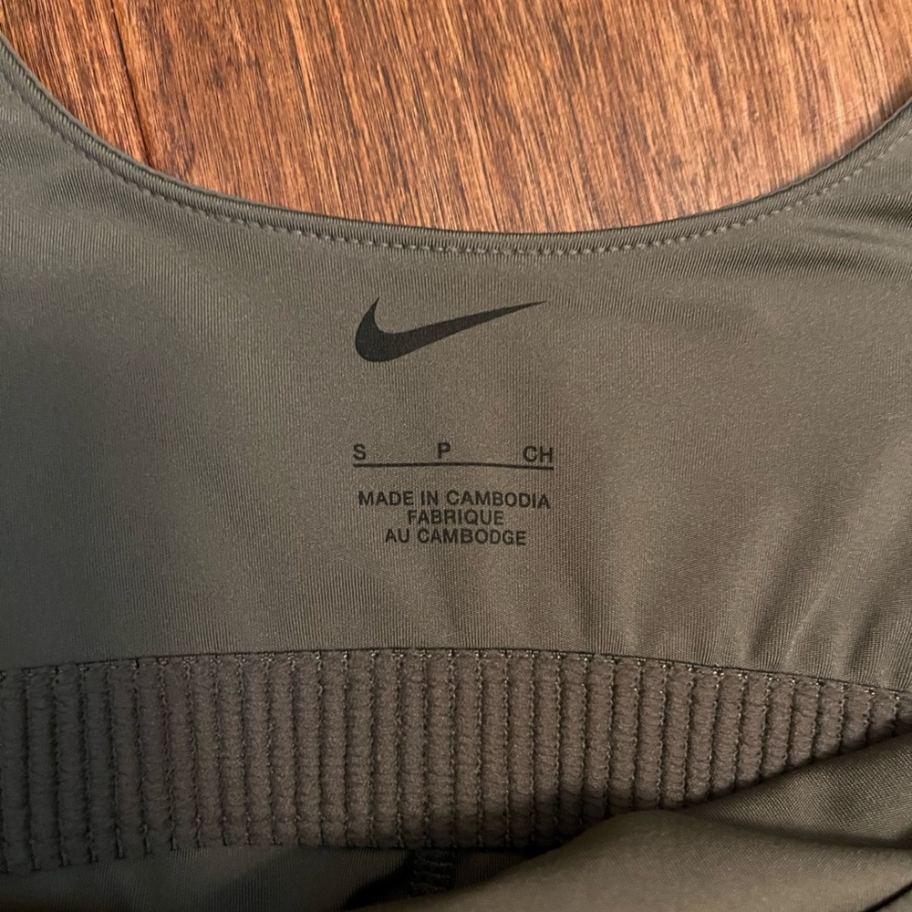Nike Bliss Luxe Olive Green Athletic Tennis Dress - Picture 7 of 10